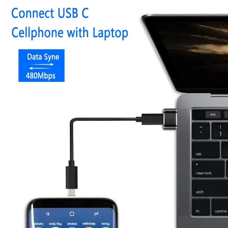 Novu Kvalitetu USB 3.0 Priključak za Type C Ženski Adapter za Flash Drive Converter Za PC Laptop USB Konverter PD Kabel Za Punjenje Adapter Slika 4