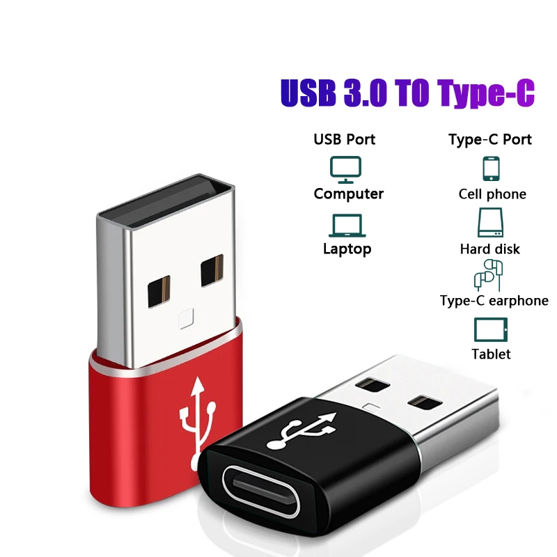 Novu Kvalitetu USB 3.0 Priključak za Type C Ženski Adapter za Flash Drive Converter Za PC Laptop USB Konverter PD Kabel Za Punjenje Adapter Slika 5