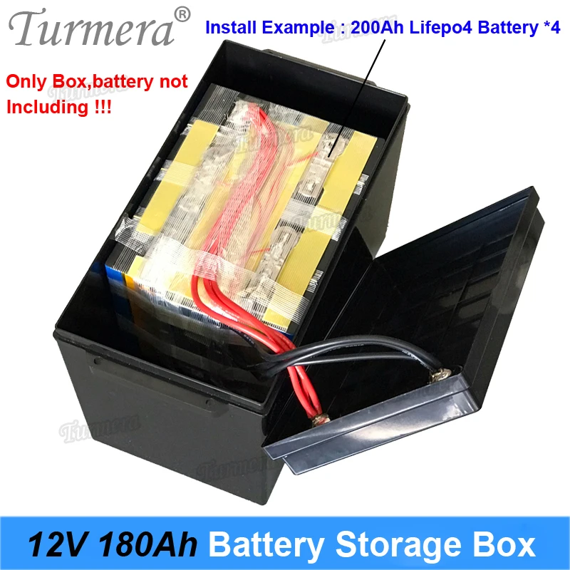 Turmera 12 U 180A Baterija Kutija za Pohranu s LCD zaslon Zaslon za 4 kom 280Ah 310Ah 320Ah 3.2 U Lifepo4 Baterija Solarne Energije Sustava Primjena Slika 5