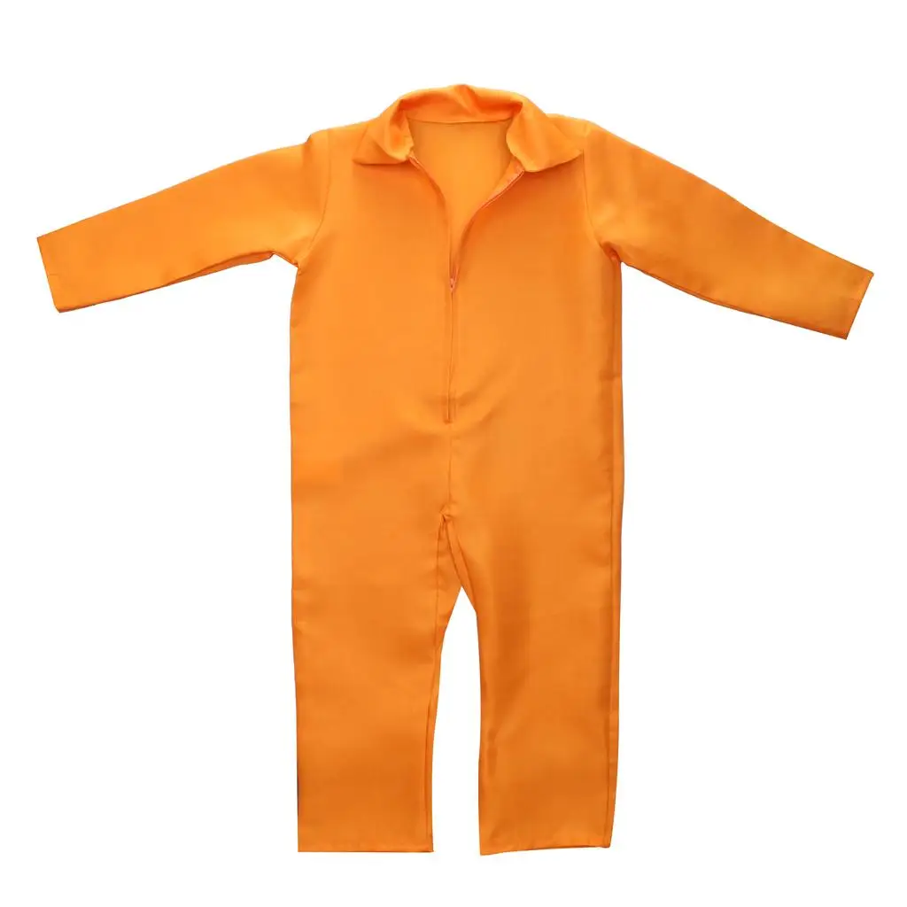 Zatvorenik Zabava College Maske Odijelo Gospodo Dječaci Zatvorenik Kombinezon Narančasti Kombinezon Slika 4