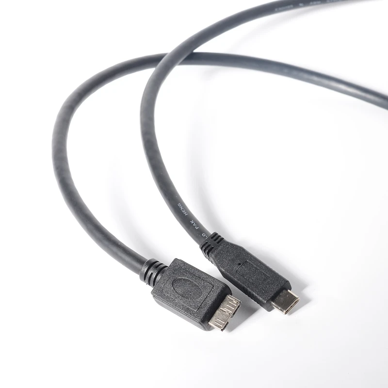 USB kabel za C - Micro USB 3.0 5 m (USB C - USB Micro B 3.0, Micro USB 3.0 - USB-C) i crne boje (16,4 ft, 5 metara) Slika 5