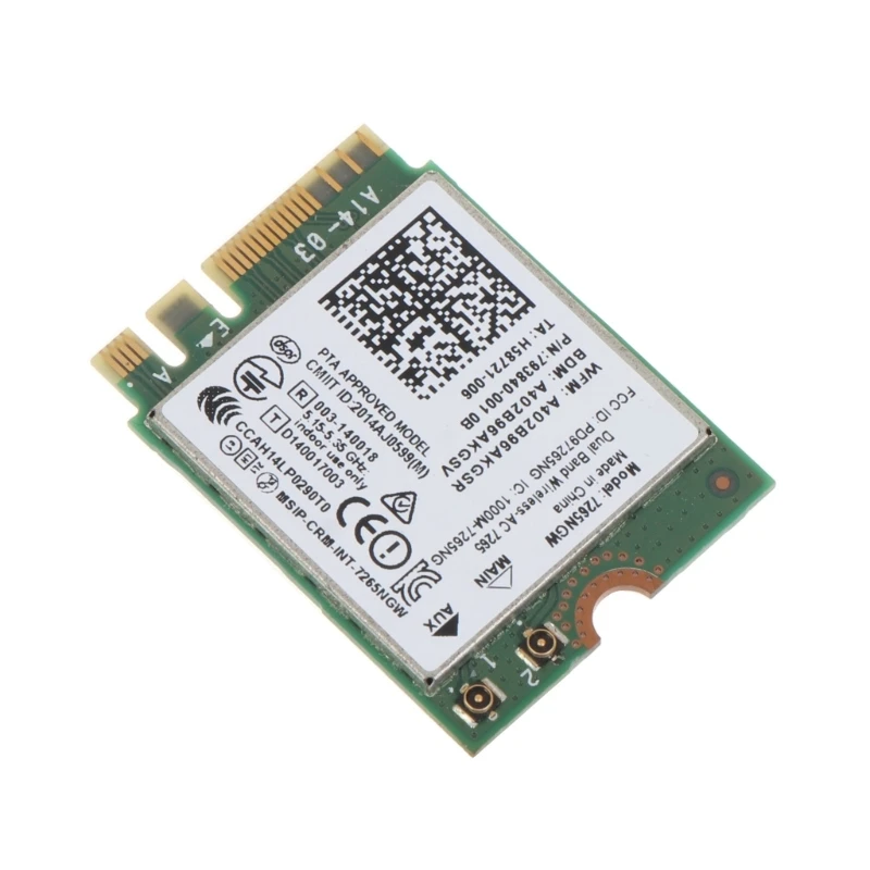 Q39D ForIntel 7265NGW dual-band wireless-AC 7265 867 Mbps, 802.11 ac 2x2 Podršku za Wi-Fi Bluetooth-com 4.0 NGFF M. 2 Mini-kartica pci-e Slika 3