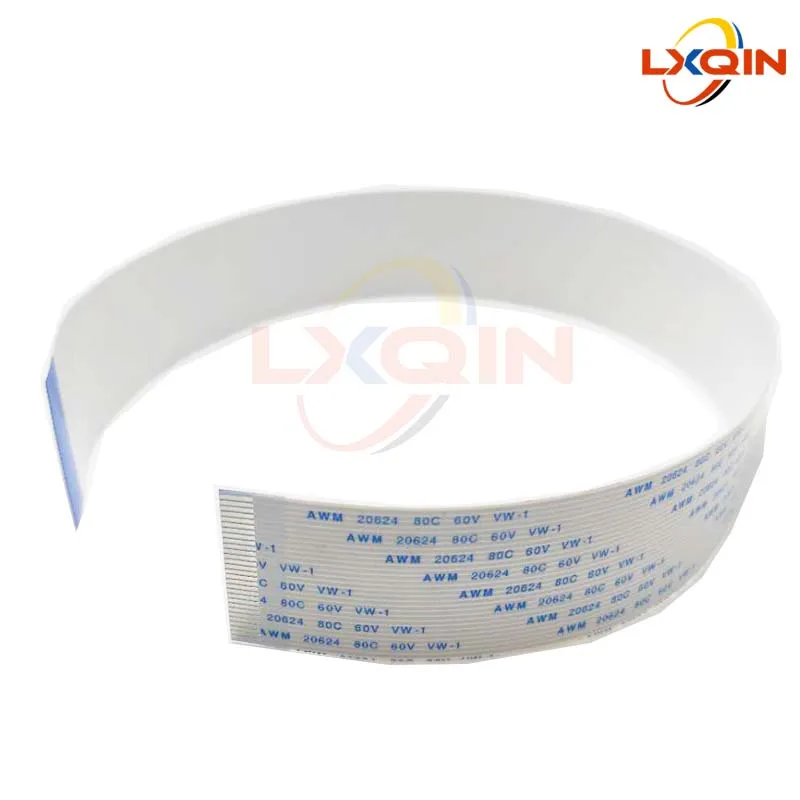 LXQIN 10 kom. glavu kabel 29 kontakata 400 mm FFC flat kabel za prijenos podataka za Epson XP600 TX800 printhead kabel za otapala UV flatbed printer 29 p Slika 1