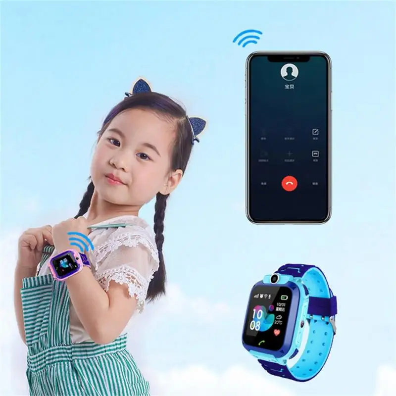 Q12 Dječji Pametni Sat SOS Telefon 1,44 Cm Vodootporan Sat Smartwatch Za Djecu Sa Sim karticom Foto Dječji Dar za xiaomi Slika 3
