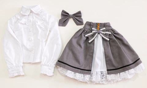 [wamami] Sivu haljinu / Odijelo za 1/4 MSD 1/3 DZ DD SD AOD Odjeću za lutke za djevojčice Slika 1