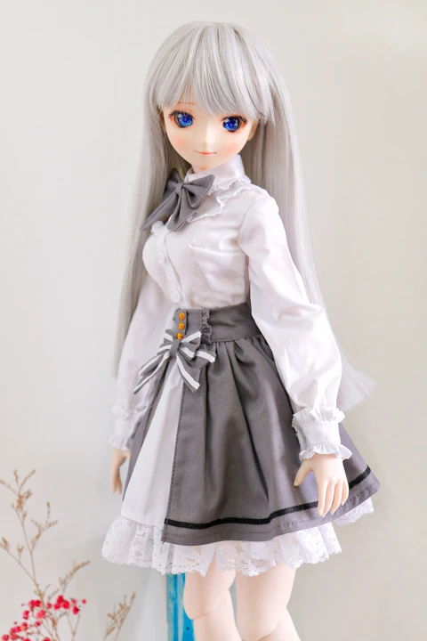 [wamami] Sivu haljinu / Odijelo za 1/4 MSD 1/3 DZ DD SD AOD Odjeću za lutke za djevojčice Slika 2
