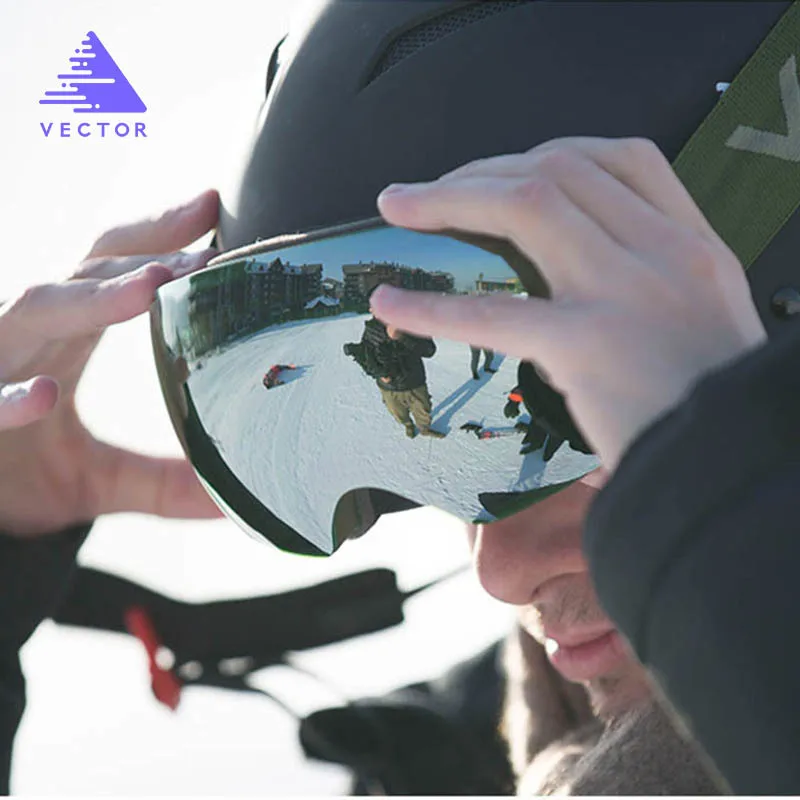 OTG Muške skijaške naočale za snijeg s lako međusobno magnetima u okvirima i leći bez skidanja sferne magla snijeg bodova Slika 2