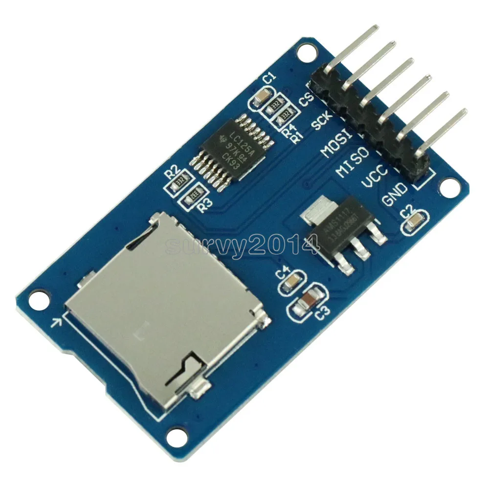 Naknada za Pohranu Micro SD Mciro SD TF Karticu Adapter Modul Proširenja Zaslona, Memorije SPI Sučelja Za Arduino AVR Mikrokontrolera Slika 0