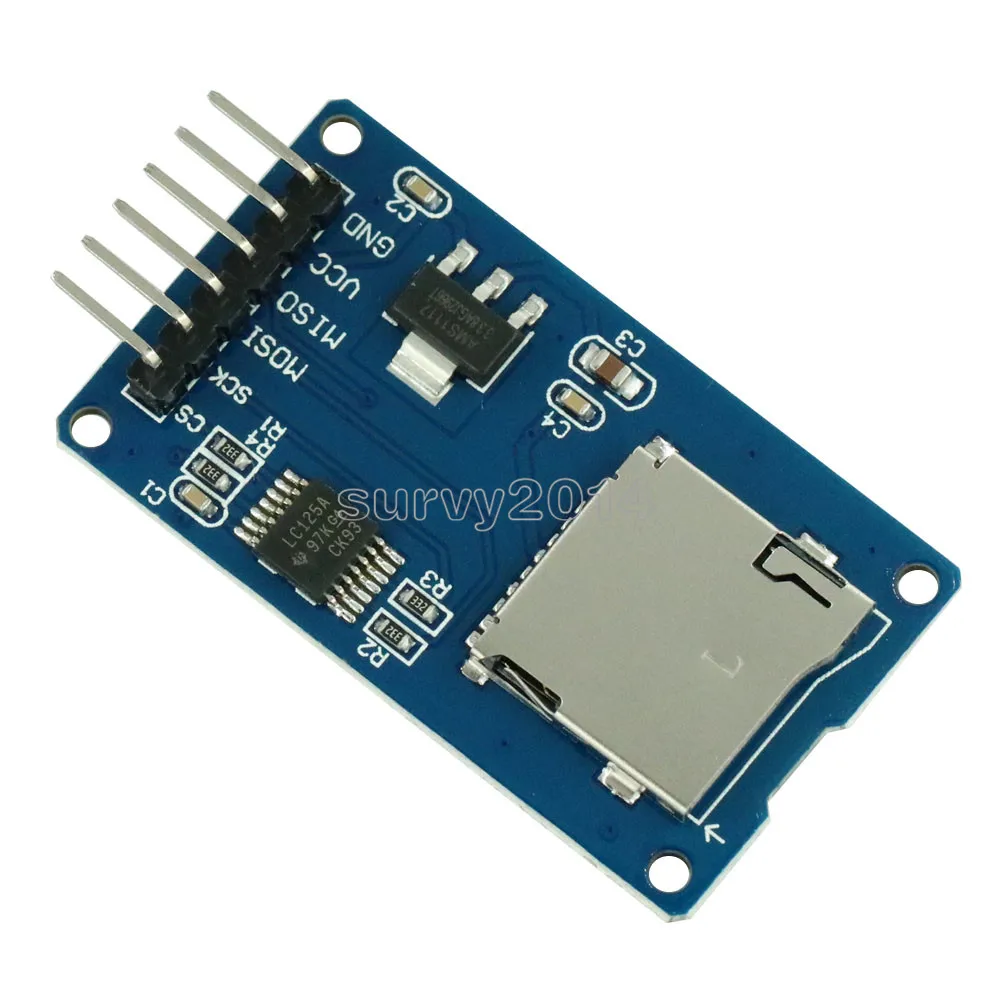 Naknada za Pohranu Micro SD Mciro SD TF Karticu Adapter Modul Proširenja Zaslona, Memorije SPI Sučelja Za Arduino AVR Mikrokontrolera Slika 1