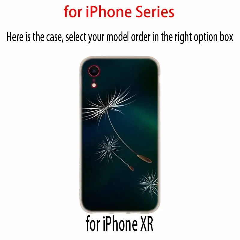 Torbica-Maslačak Mekana Silikonska Torbica Za iPhone 13 11 12 Pro X XS Max XR 6 6S 7 8 Plus SE Mini Cover Slika 1