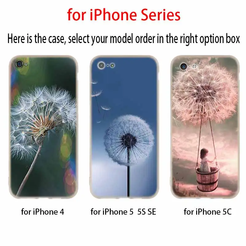 Torbica-Maslačak Mekana Silikonska Torbica Za iPhone 13 11 12 Pro X XS Max XR 6 6S 7 8 Plus SE Mini Cover Slika 5