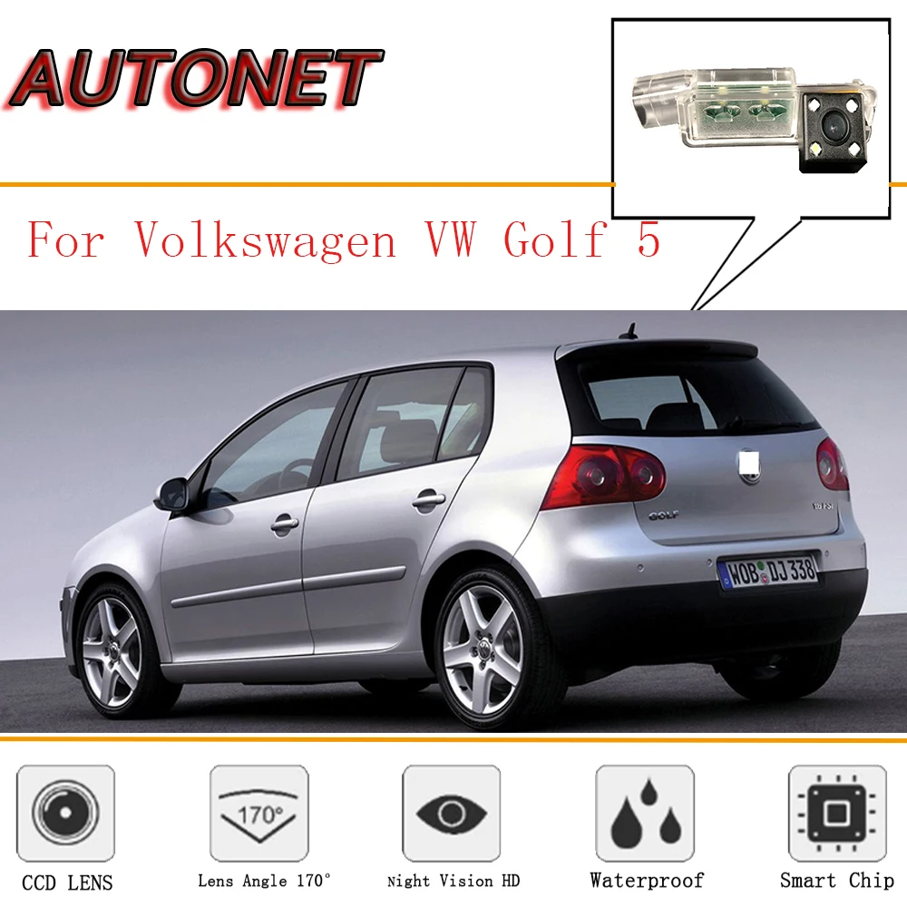 Stražnja kamera AUTONET Za Volkswagen Golf 5 MK5/CCD/Noćno/stražnja Kamera/Sigurnosna skladište/skladište registarske pločice Slika 3