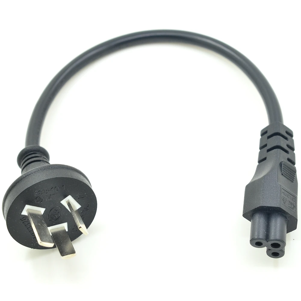 20 CM Australski AU Kabel za napajanje ac priključak IEC 320 C5 Djetelina kratki kabel za napajanje Za Ac Adaptera u Laptop Laptop Slika 5