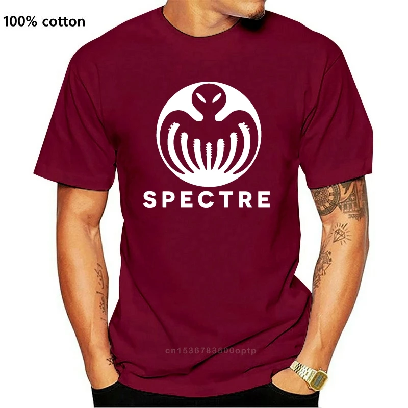 SPECTRE Logo 007 Schwere Baumwolle t-shirt ALLE GR??EN Herre T-Shirt gewinner T-Shirt Kleidung Beliebte T-Shirt Crewneck Slika 0