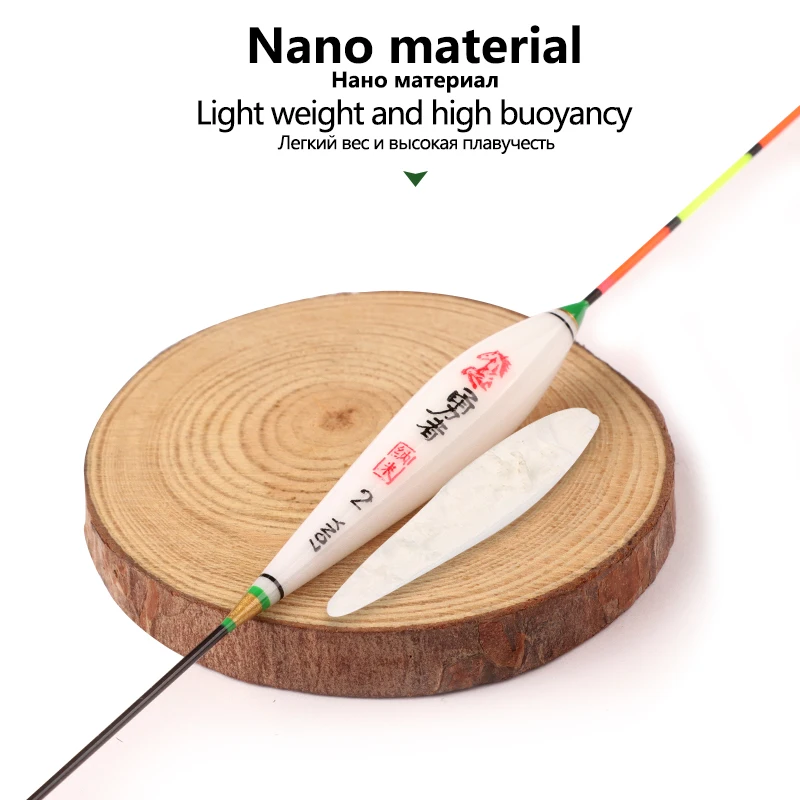 3 Kom. Nano float + 1 Torba Kuke + 1 Plutača Sjedalo Slatkovodni Plutača Visoka Osjetljivost Ribolov Plovkom Vertikalni Float Ribolovni Alat i Pribor Slika 5