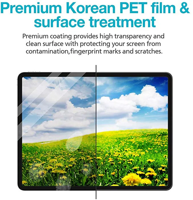 Zaštitna folija Za ekran Samsung Galaxy Tab S6 Lite 10,4 2020 A7 / S7 11 / S7 Plus 12,4 / S6 10,5 Mat PET Антибликовая Samoljepljiva Folija Slika 1