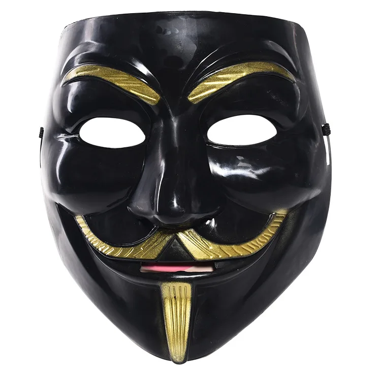 Tople Kape Halloween Večer Maska Rekvizite Anonimni Karneval Steampunk Anime Cosplay Maska za Lice Odijela Косплеера Muški Dar Slika 0
