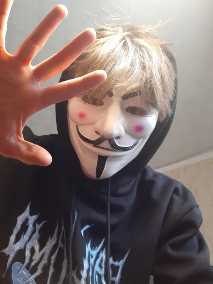Tople Kape Halloween Večer Maska Rekvizite Anonimni Karneval Steampunk Anime Cosplay Maska za Lice Odijela Косплеера Muški Dar Slika 2