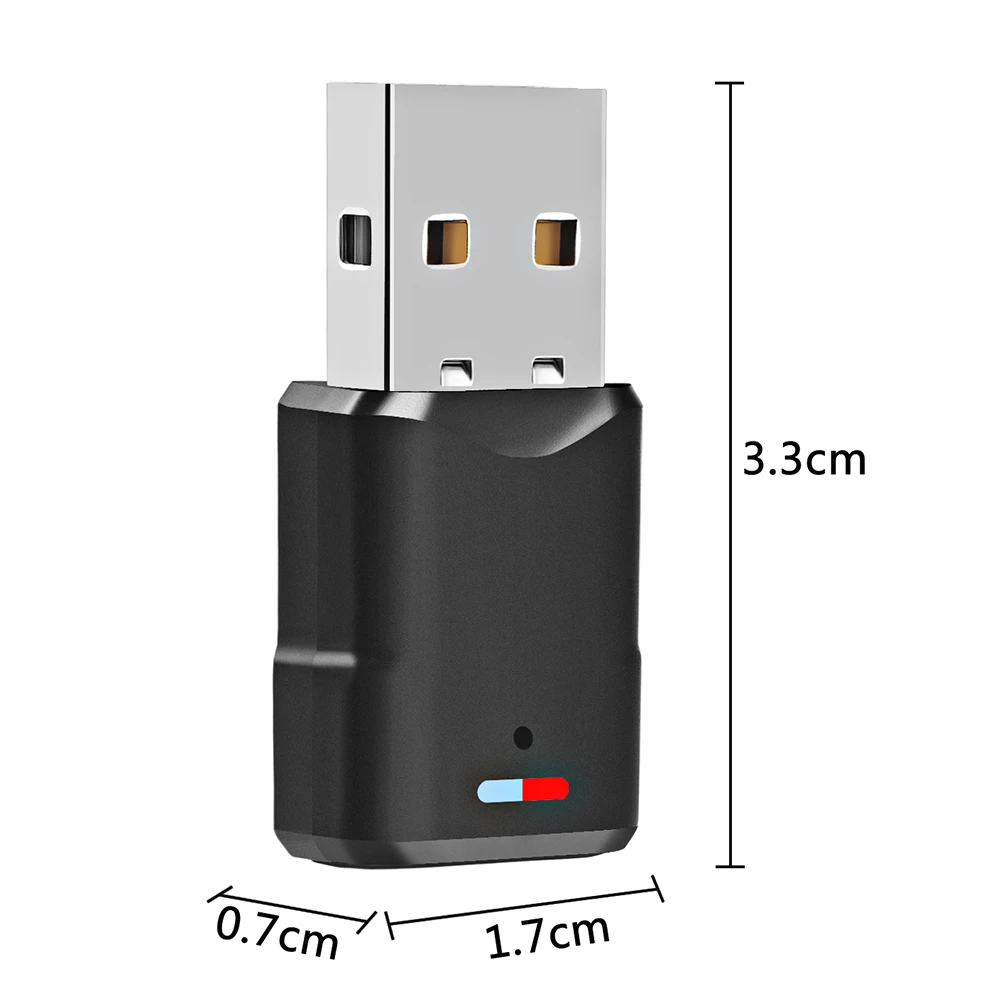 USB Bluetooth 5,0 Predajnik Prijemnik Audio Adapter Za Airpods PC Računalo PS4 Pro Nintendo Switch Bluetooth Adapter TV Način rada Slika 2