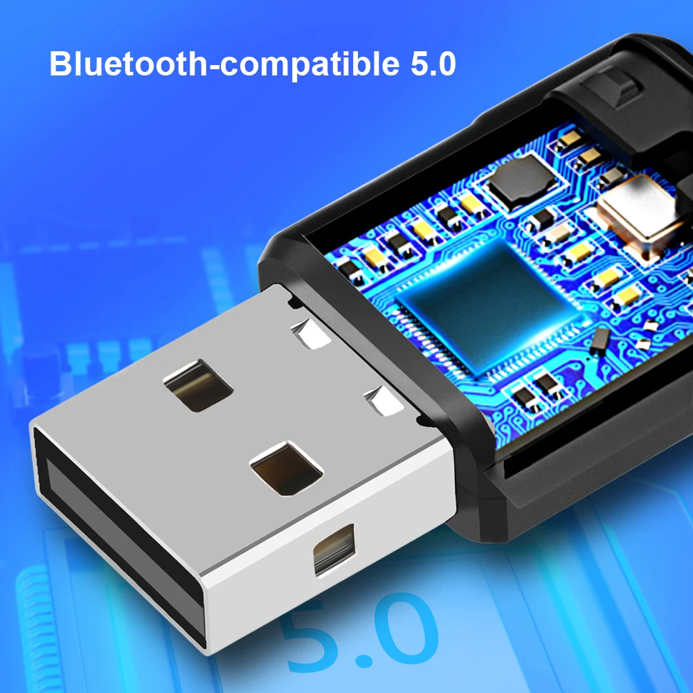 USB Bluetooth 5,0 Predajnik Prijemnik Audio Adapter Za Airpods PC Računalo PS4 Pro Nintendo Switch Bluetooth Adapter TV Način rada Slika 4