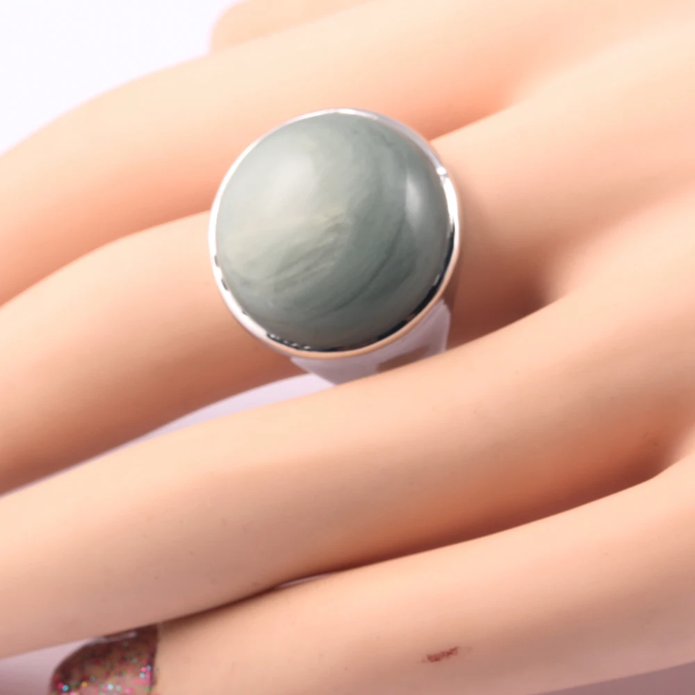 Cvjetnih Traka Ovalni Opal Prsten za Žene i Starinski Izgled Posrebreni Individualne Modni Nakit Izravna Dostava Slika 2