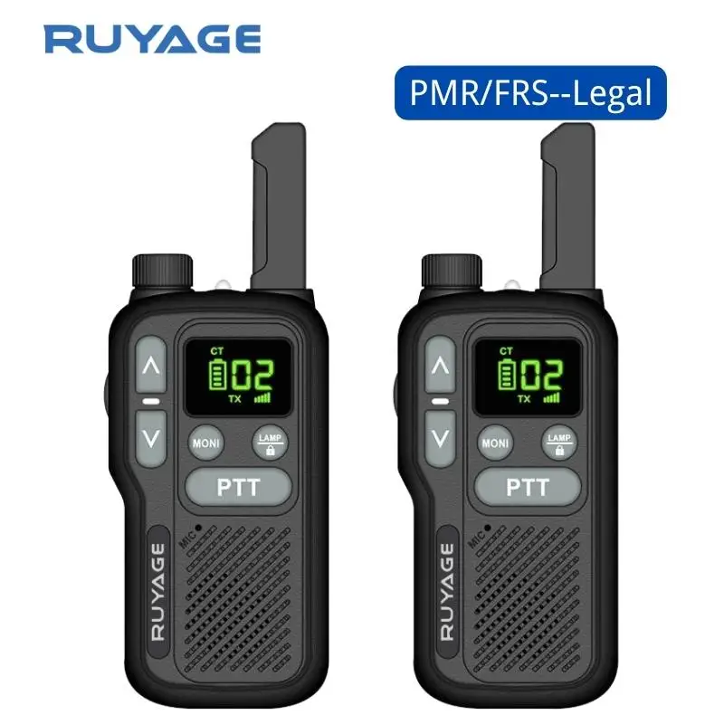 Ruyage P18 Mini Prijenosni prijenosni radio Punjive Prijenosni Radio 1 ili 2 kom PZR PMR446 Velikog Dometa Prijenosni Obostrano prijenosni radio Za Lov Slika 0