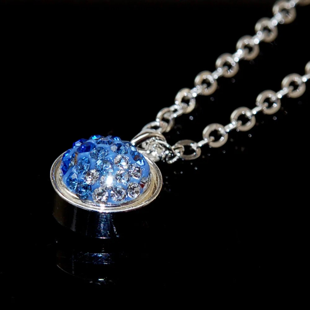 Ogrlica Miasol DIY, zamjenski ogrlica, okrugli privjesak s lancem za ogrlice-sharma DIY (insert jewelpop nije u kompletu) Slika 1