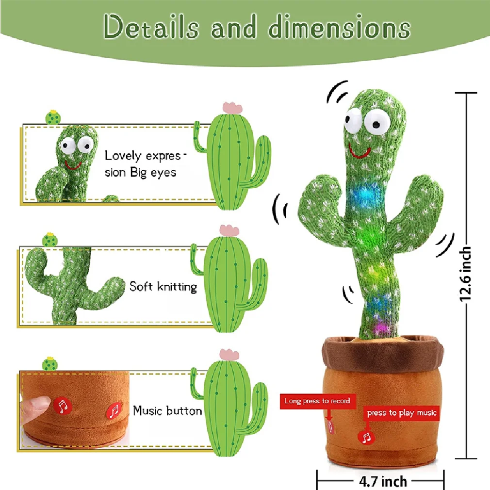 E-Mail Kaktus Trese Танцующий Kaktus S Pjesmom Medo Slatka Танцующий Kaktus Predškolsko Obrazovanje Kućni Ukras Slika 0