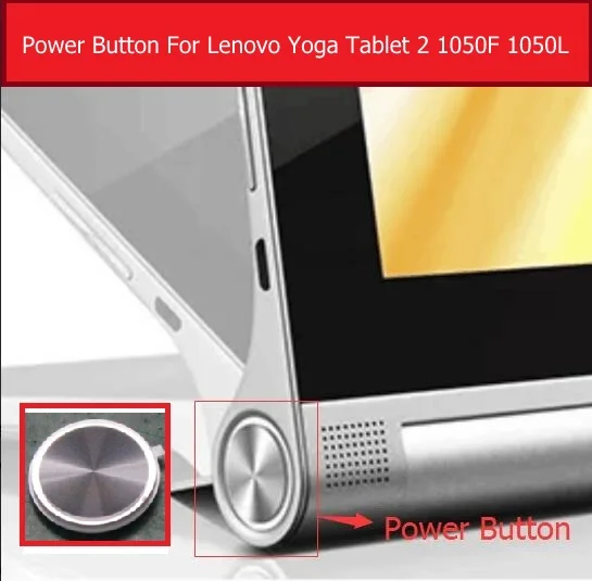 Novi Prirodna prekidač za uključivanje i isključivanje napajanja Za Lenovo YOGA Yoga tab 2 1050F 1050L uključivanje/isključivanje strani tipkovnice zamjena Slika 0