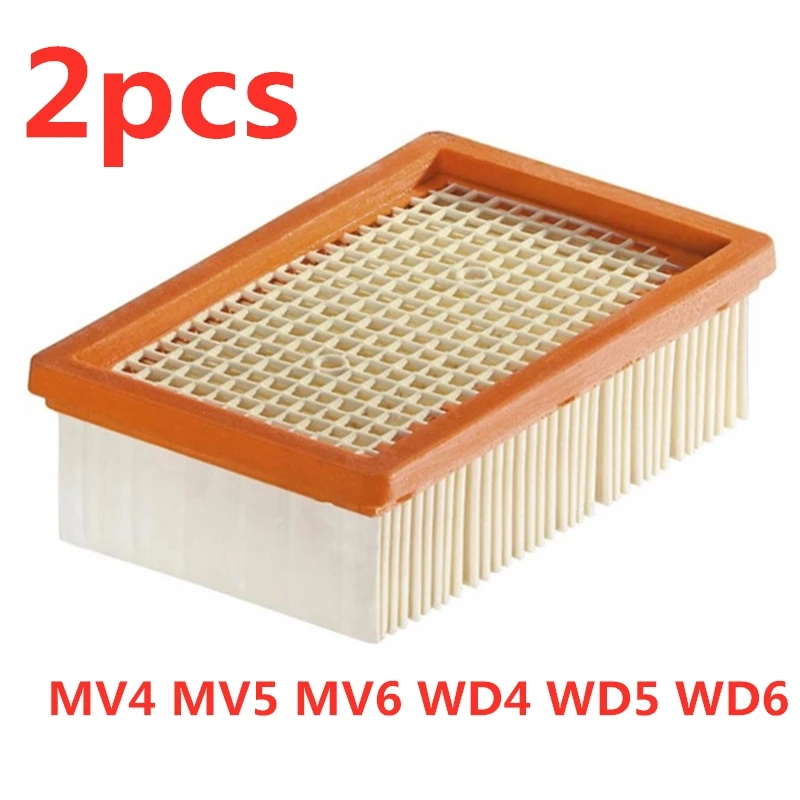 2 * Filter za KARCHER MV4 MV5 MV6 WD4 WD5 WD6 dijelovi za Usisivač za mokro i suho čišćenje #2.863-005.0 hepa filtri Slika 0