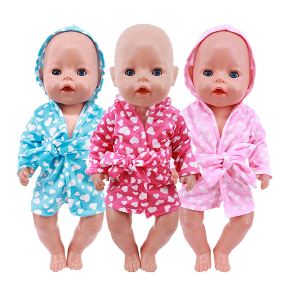 2022 Šareni Ogrtač Odijelo Lutka Odjeća Rođeno Dijete Pogodan 17 cm 43 cm Lutka Pribor Za Bebe Poklon Slika 1