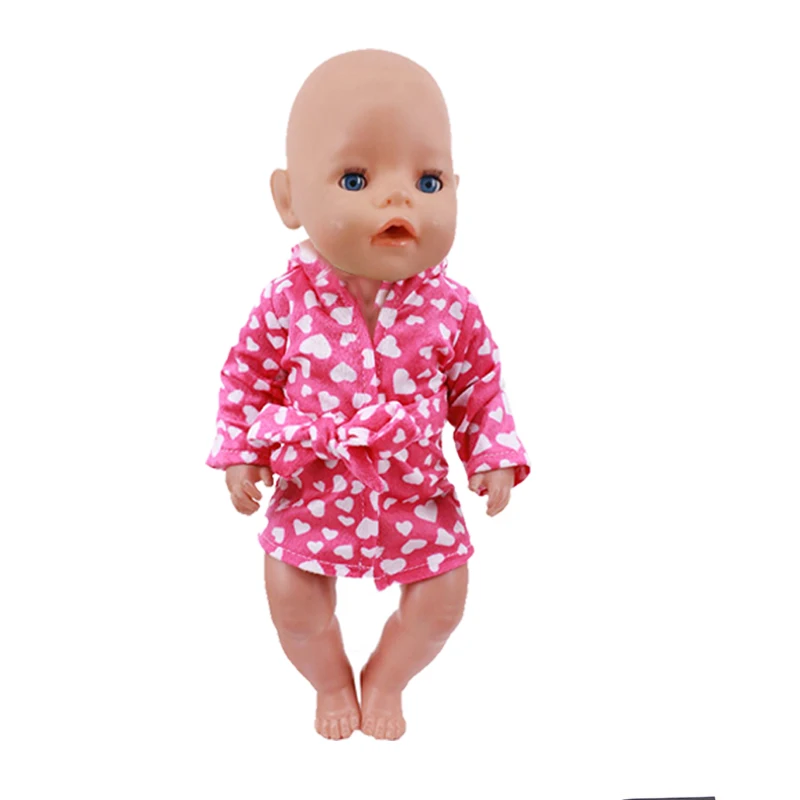 2022 Šareni Ogrtač Odijelo Lutka Odjeća Rođeno Dijete Pogodan 17 cm 43 cm Lutka Pribor Za Bebe Poklon Slika 2