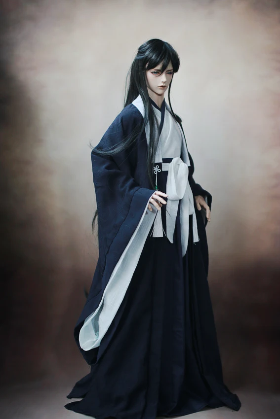 1/4 1/3 skala BJD odjeća Drevni Odijelo Samuraja Hanfu za BJD/SD MSD SD13 SSDF ID75 EID jaki Ujak lutka pribor C0241 Slika 0
