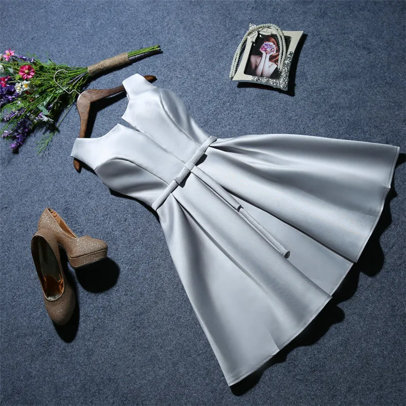 Bijele Ljetne Haljine za Žene 2022, Elegantan Vjenčanje Haljina za djeveruše, Večernja Večernja Haljina, Svakodnevno Mini Haljinu skrojen Slika 1