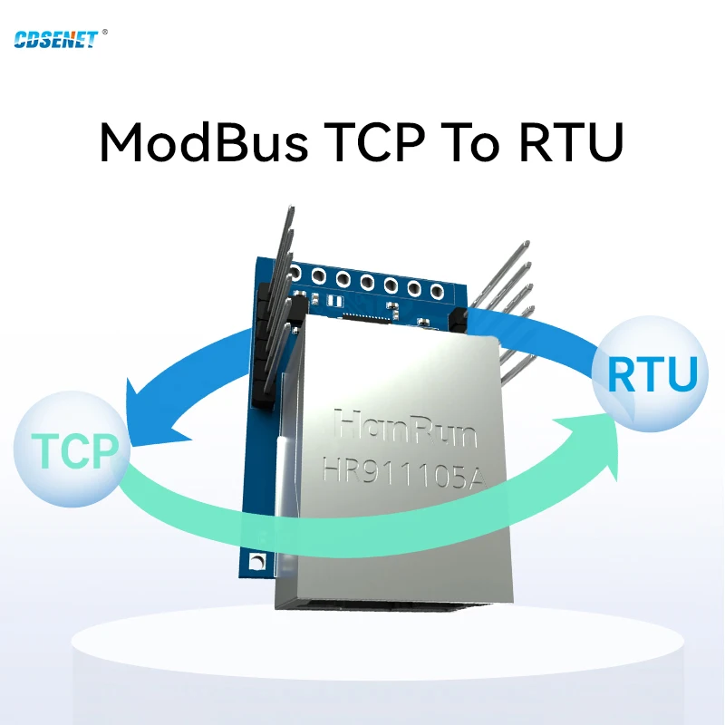 UART Serijski modul Ethernet TTL na RJ45 CDSENET NT1 Modbus TCP NA RTU MQTT Modbus Gateway Slika 5