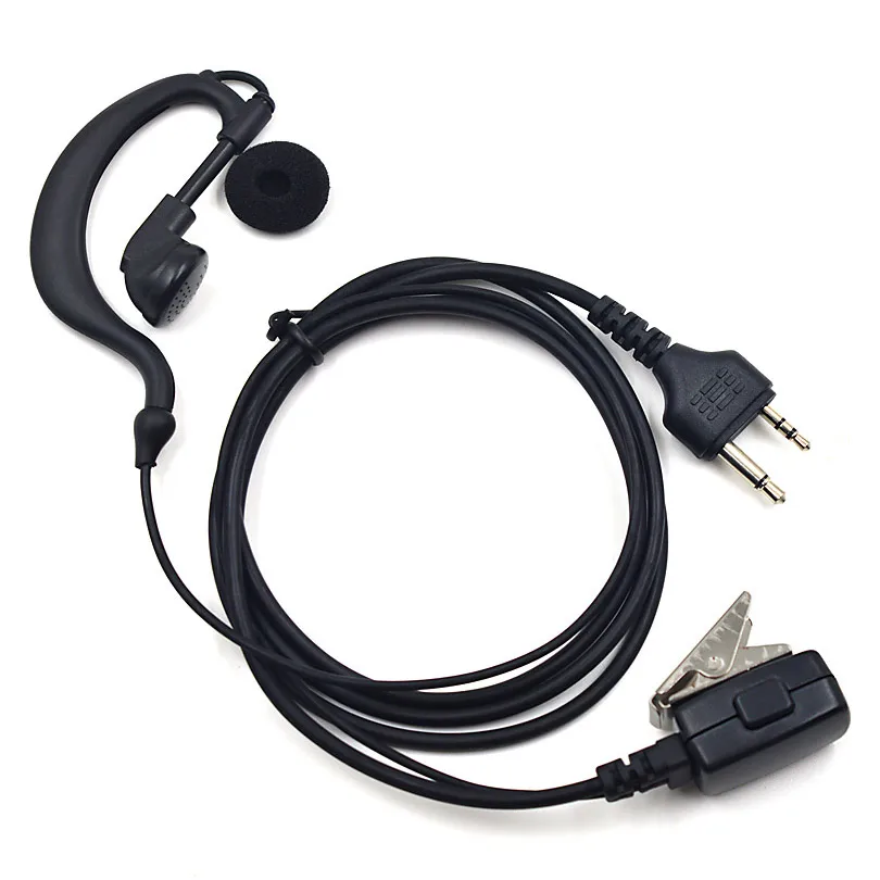 Uho Kuka PZR Slušalica Slušalice Slušalice Mikrofon za Prijenosni Radio Midland GXT650 GXT550 G9 G7 G5 GXT1000 GXT1050 Prijenosni prijenosni radio Slika 2