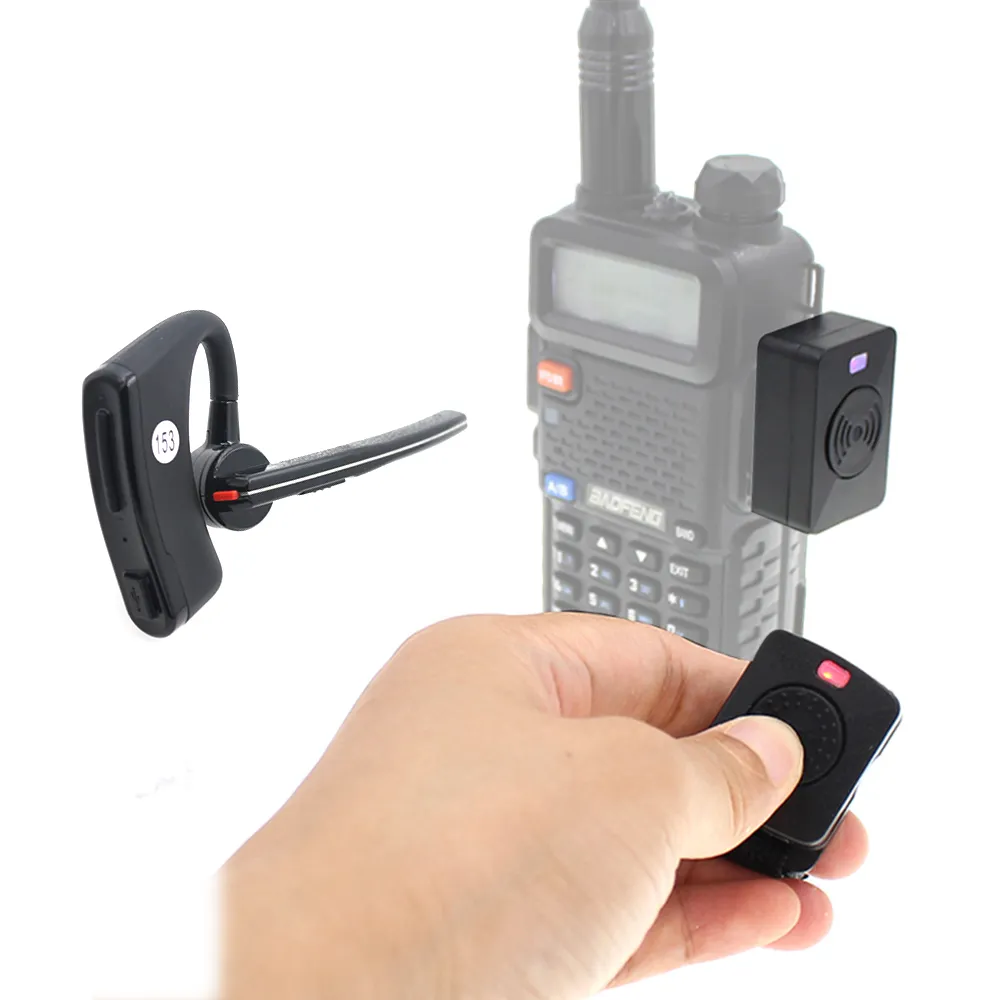 Za BaoFeng UV-82 UV-5R 888S Prijenosni prijenosni radio Dvosmjerni Radio-Moto Bike Bluetooth Hands-free PZR Slušalice Bežične Slušalice Slušalice Slika 4