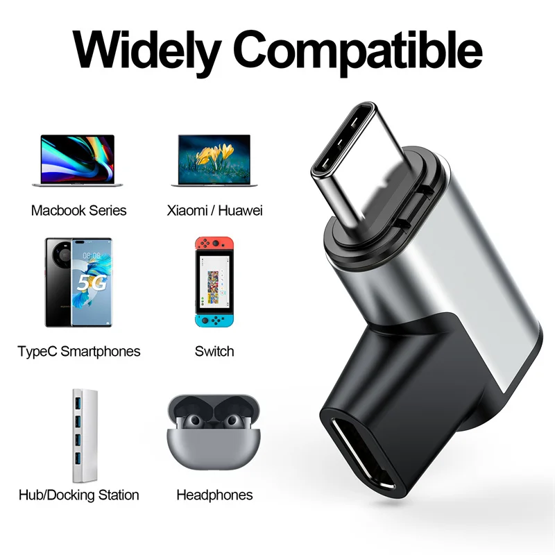 Lovebay Za Macbook 100 W 24Pin Magnetski Adapter Tip C USB C 3,1 Brzo Punjenje Magnetski Pretvarač Podataka Za iPhone Xiaomi 11 Huawei Slika 1