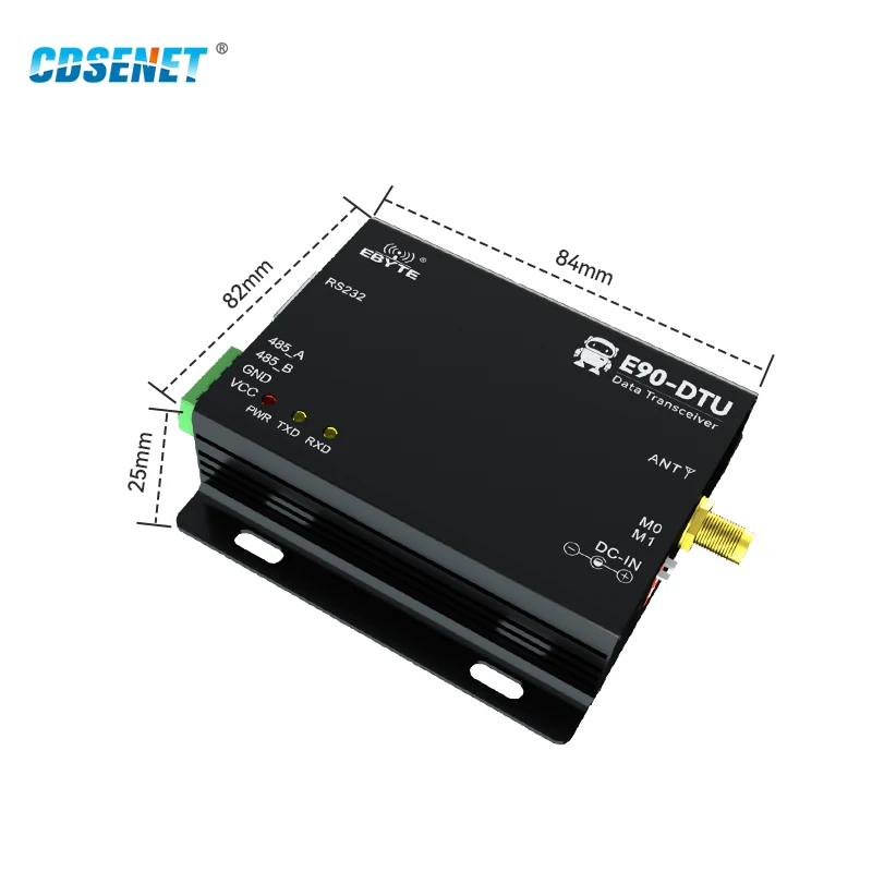 Ethernet 433 Mhz Industrijski Bežični Rf primopredajnik podataka Radio CDSENET E90-DTU (433C30E) IoT RS232, RS485 Modbus TCP RTU Slika 0