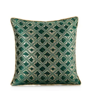 Luksuzna vezene jastučnicu geometrija sprej zelena jastučnicu stolica kauč hotel dekorativna jastučnica Slika 0
