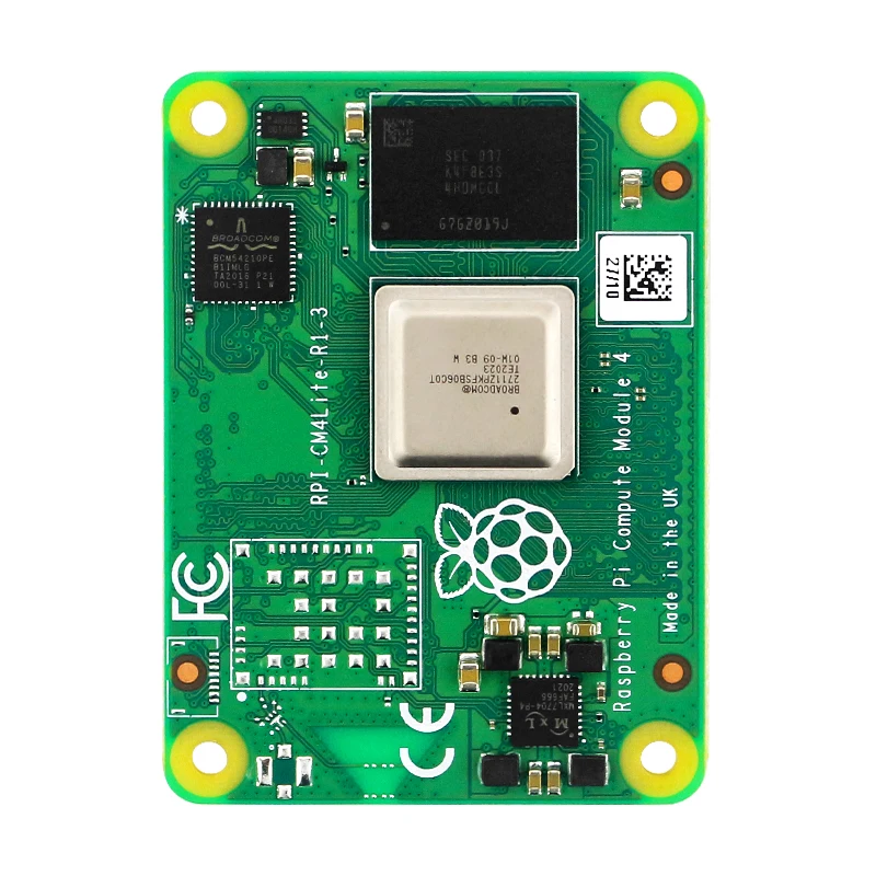 Malina Pi CM4 Računski modul 4 Quad-core Cortex-A72 sa Wifi i BT 5.0 Opcionalno 4/8 GB SDRAM Lite / 8 / 16 / 32 GB Flash memorije eMMC Slika 3