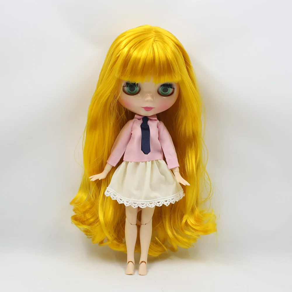 Ledeni Lutka DBS Blyth 1/6 bjd duge žute kose mango zajednički lutka briljantan lice prirodna koža 30 cm igračka posebna ponuda anime djevojke Slika 4