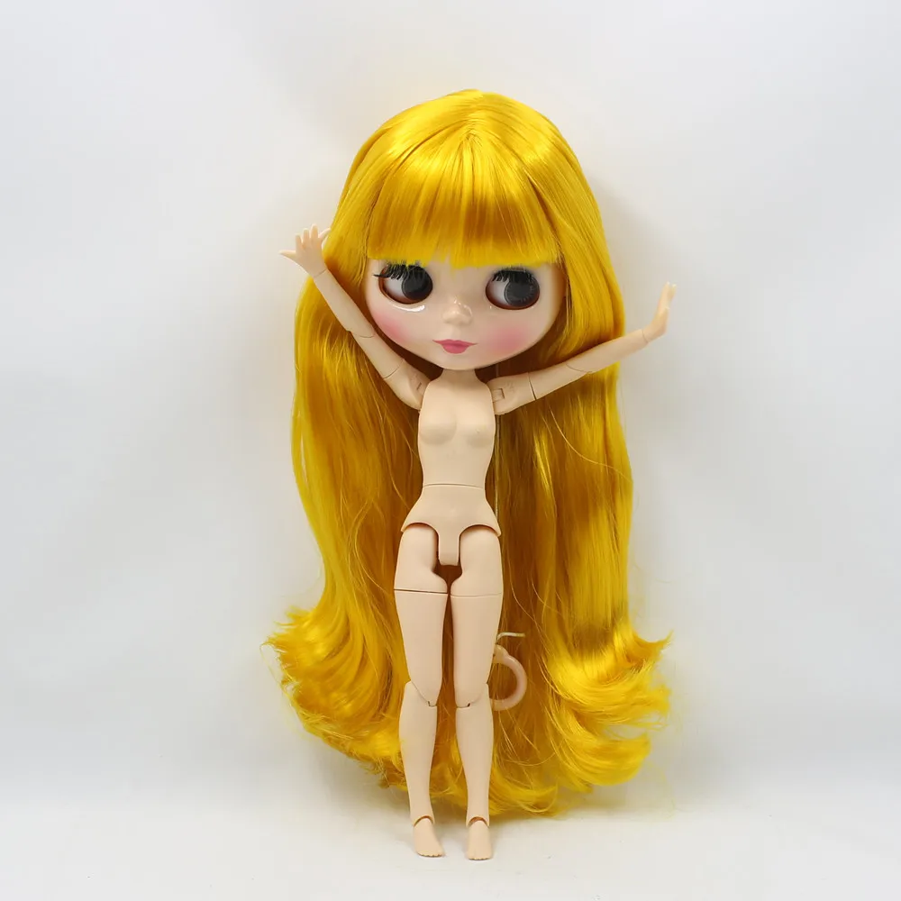 Ledeni Lutka DBS Blyth 1/6 bjd duge žute kose mango zajednički lutka briljantan lice prirodna koža 30 cm igračka posebna ponuda anime djevojke Slika 5