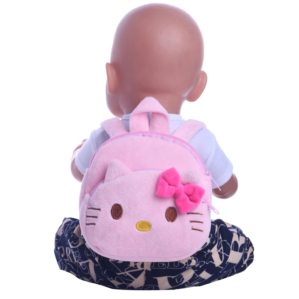 Jednorog Kitty Bunny Doll Ruksak Torbicu Za američke 18-Inčni Djevojke 43 cm, Odjeća Za Novorođenčad Lutke Pribor, Predmete, Naša Generacija Slika 5