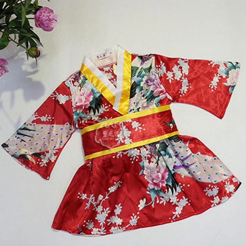 Od 2 do 6 godina, Japanska Tradicionalna Haljina-kimono Za Novorođene Djevojčice, Poklon Za Rođendan, Svečani Novogodišnji Kostim, Luksuzna Dječje Юката Slika 4