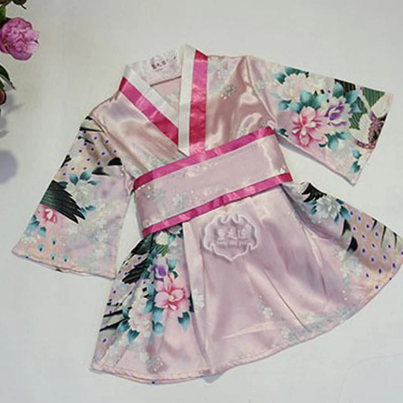 Od 2 do 6 godina, Japanska Tradicionalna Haljina-kimono Za Novorođene Djevojčice, Poklon Za Rođendan, Svečani Novogodišnji Kostim, Luksuzna Dječje Юката Slika 5