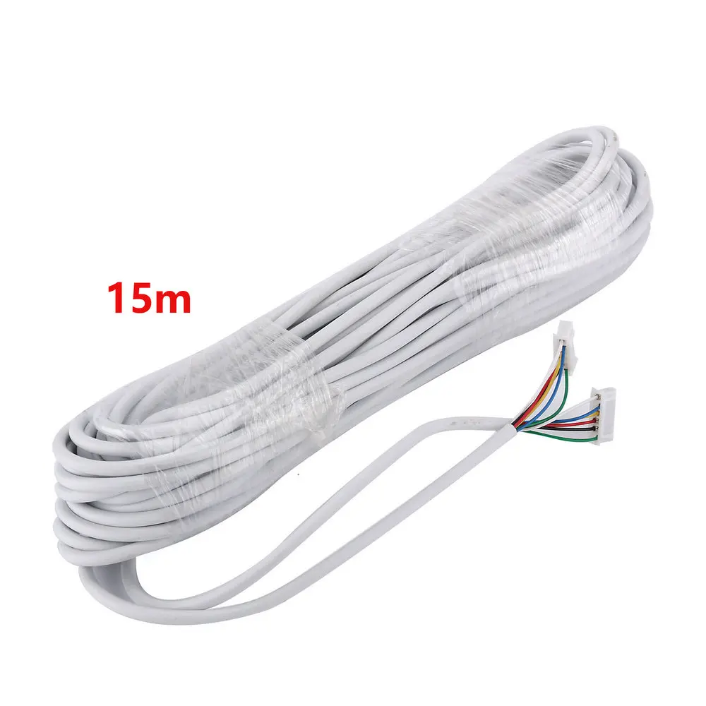 15 M 2,54*6 P 6 žični kabel za видеодомофона Kolor video interfon zvono na vratima žični kabel Interne komunikacije Slika 0