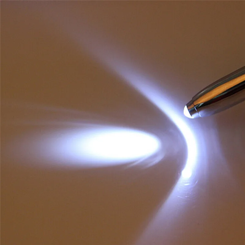 Novost je 3 U 1 Kemijska Olovka-olovka zaslon osjetljiv na dodir sa Led Bljeskalicom Za iPad iPhone Školske Olovke Za Pisanje Slika 4
