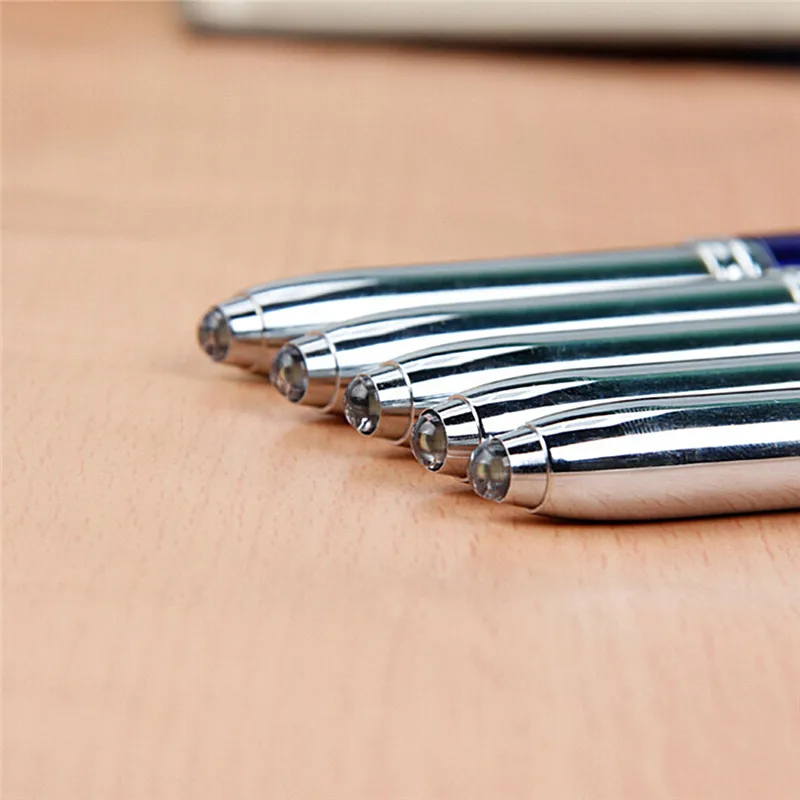 Novost je 3 U 1 Kemijska Olovka-olovka zaslon osjetljiv na dodir sa Led Bljeskalicom Za iPad iPhone Školske Olovke Za Pisanje Slika 5