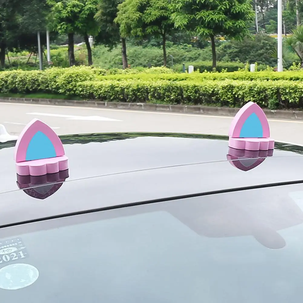 Uređenje krova Automobila Vanjska Modifikacija Lutke Identitet Prekrasan Zec, Crtani film Mačji Uho Žensko automobil proizvodi 3D Naljepnice Slika 1